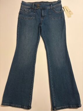 New No Boundaries Women's Blue Flare Bootcut Jeans